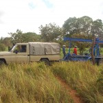 Moving the rig on location