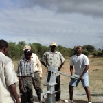 Ken pumping water