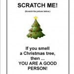 Tract Scratch Me Christmas Tree Cover (Small)