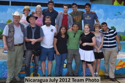 Nicaragua July 2012 Team Photo